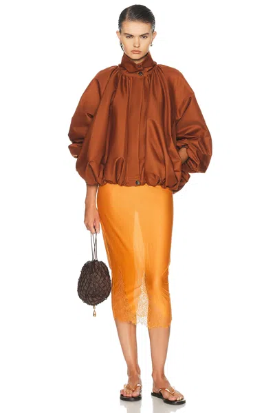 Sev Bomber Jacket In Orange