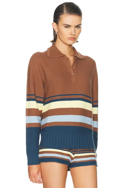 Solid & Striped The Cleo Pullover In Brown