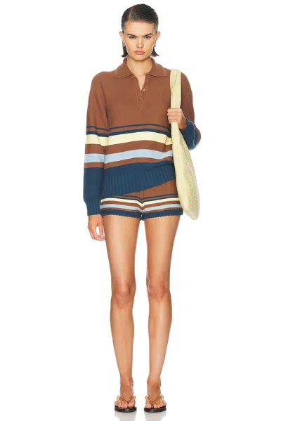 Solid & Striped The Cleo Pullover In Brown