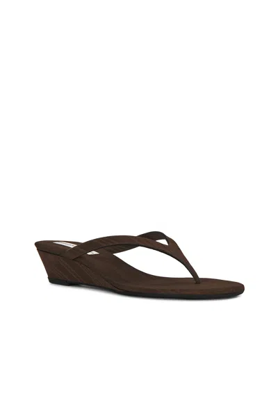 Christopher Esber Scala Moire Wedge In Carob