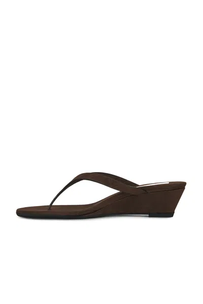 Christopher Esber Scala Moire Wedge In Carob