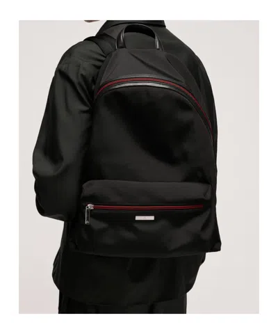 Gucci Tag Medium Backpack In Black