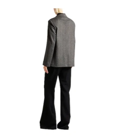Max Mara Doublebreasted Blazer In Black