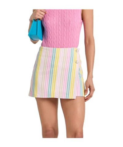 Ganni Denim Skirts In Multi