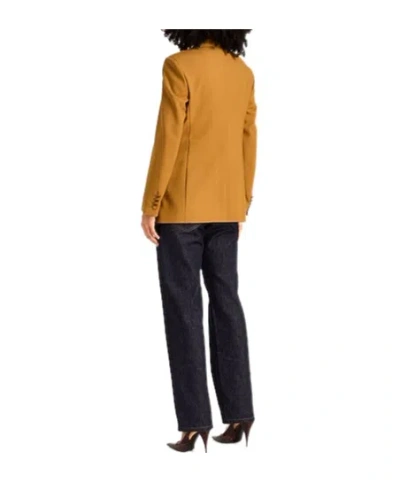 Max Mara Classic Singlebreasted Blazer In Brown