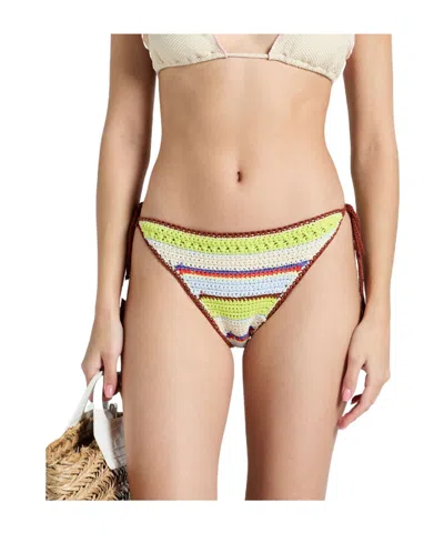 Ganni Striped Bikinis In Multi