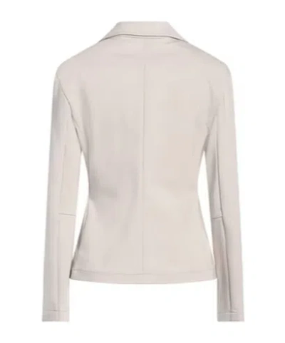 Max Mara Fitted Singlebreasted Blazer In White