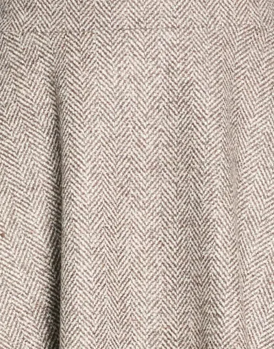 Brunello Cucinelli Mini Skirts In Gray