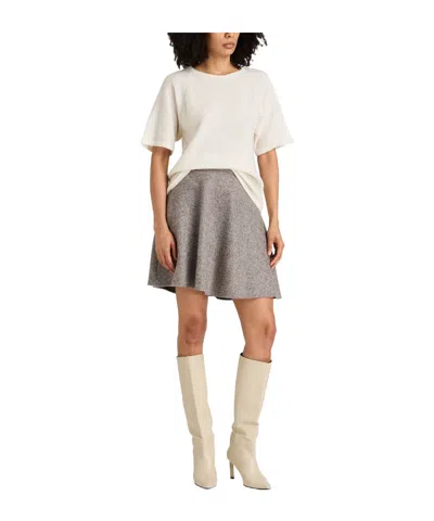 Brunello Cucinelli Mini Skirts In Gray