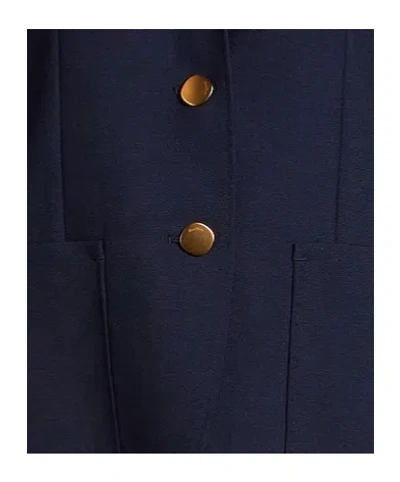 Max Mara Singlebreasted Blazer In Blue
