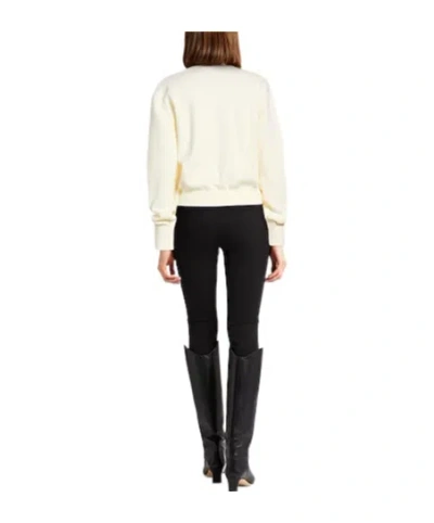 Max Mara Solidcolor Wool Knit Coat In White