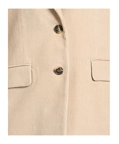 Max Mara Corduroy Blazer In Multi