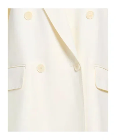 Max Mara Minimalist Doublebreasted Blazer In Neutral