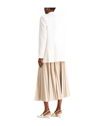 Max Mara Minimalist Doublebreasted Blazer In Neutral