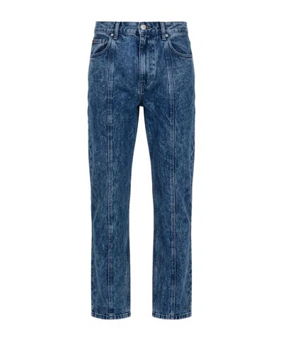 Isabel Marant Plain Colour Denim Trousers In Multi