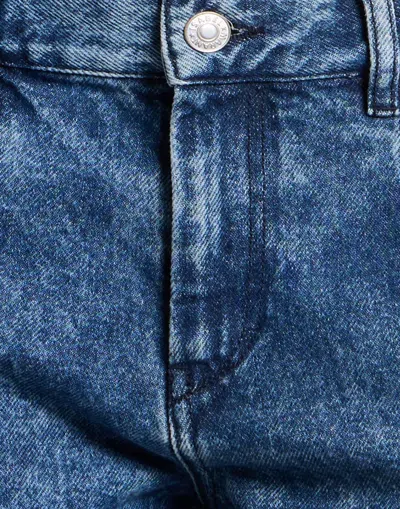 Isabel Marant Plain Colour Denim Trousers In Multi