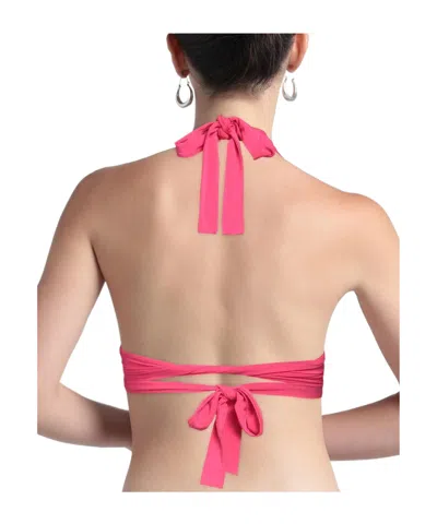 Max Mara Plain Colour Bikinis In Animal Print