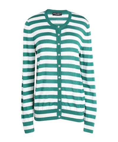 Dolce & Gabbana Cashmere Jumpers In Green