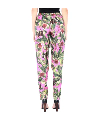 Dolce & Gabbana Printed Straight-leg Pants In Multi
