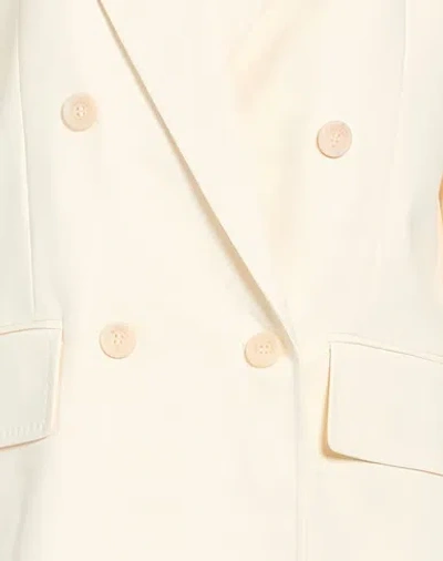 Max Mara Doublebreasted Blazer In Neutral