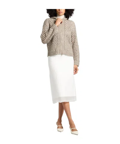 Brunello Cucinelli Plain Colour Cardigans In Neutral