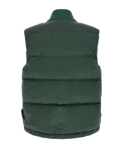 Stone Island Stand-collar Down Vest In Multi