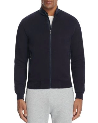 Z Zegna Basic Sweatshirt In Dark Blue