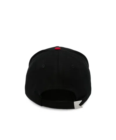 Rhude Logo-embroidered Eagle-motif Cap In Black