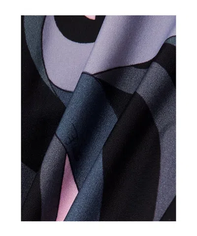 Pucci Printed Swimsuit In Black