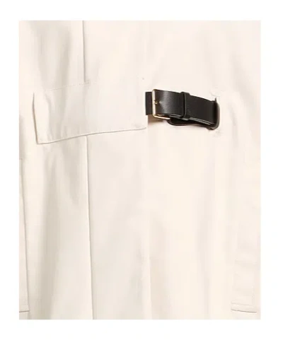 Max Mara Solidcolor Cape Coat In Neutral