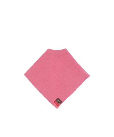 B.b. Wallace Knit Triangular Scarf In Pink