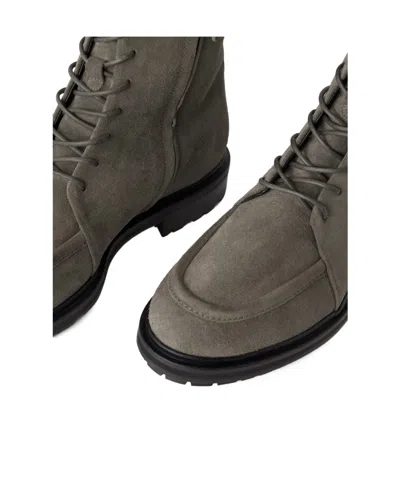Aeyde Plain Colour Suede Ankle Boots In Multi