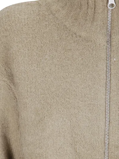 Samsoe & Samsoe Samsøe Samsøe Sajeanne Zip-up Cardigan In Neutral