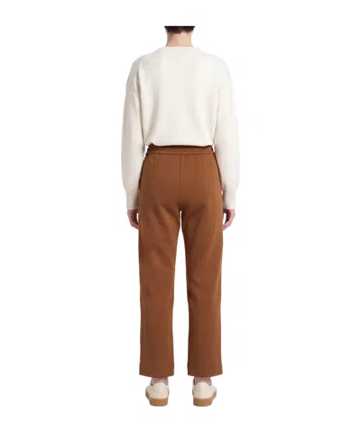 Max Mara Track Pants In Brown