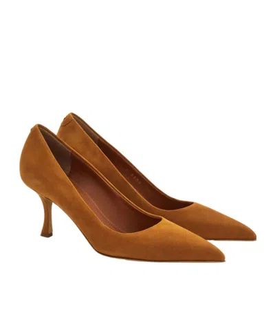 Ferragamo Pump Shoe In Brown