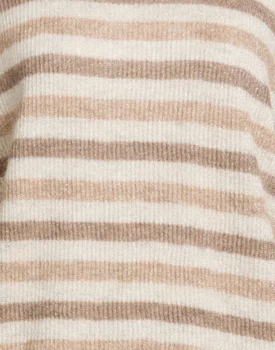 Brunello Cucinelli Striped Thin Knitted Sweater In Multi