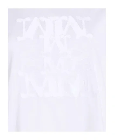 Max Mara Solidcolor Tshirt In White