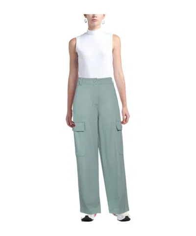 Max Mara Solid-colored Cargo Pants In Blue