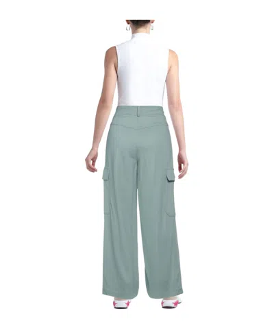 Max Mara Solid-colored Cargo Pants In Blue