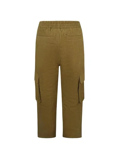 Barrow Logo-plaque Cargo Pants In Green