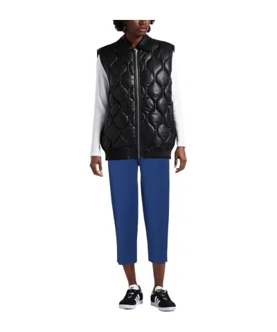 Max Mara Loose Knit Cropped Pants In Multi