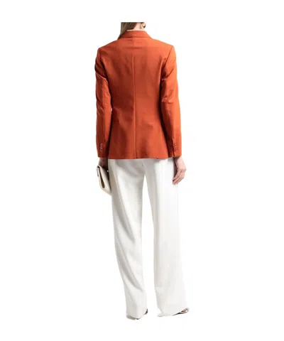 Max Mara Doublebreasted Blazer In Brown