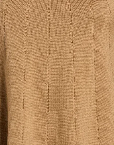 Max Mara Medium-thick High-neck Sweater In Brown