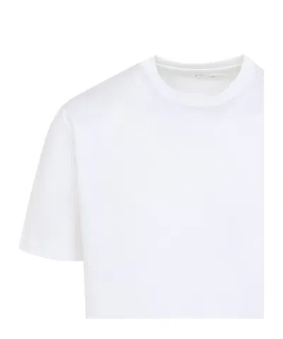Kiton Cotton Crew-neck Short-sleeve T-shirt In White