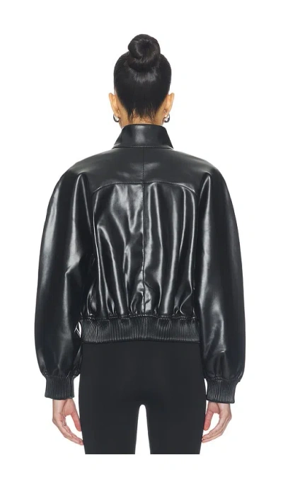 Agolde Nova Bomber Jacket In Black