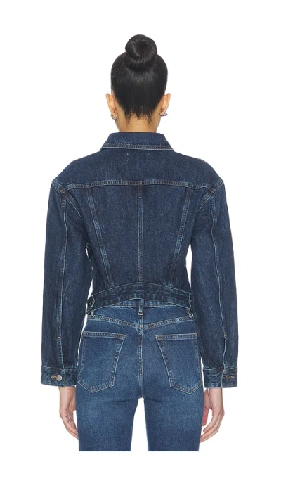 Agolde Non-elastic Denim Jacket In Blue
