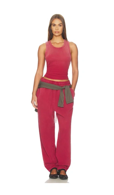 Entire Studios Rib Tank In Red