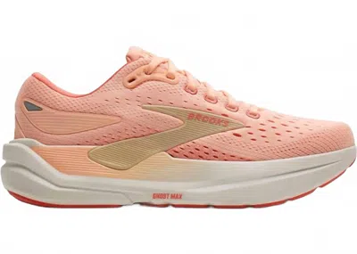 Brooks Ghost Max 3 Running Shoe In Pink