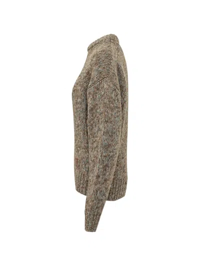 Dsquared2 Mouline Pullover Sweater In Gray