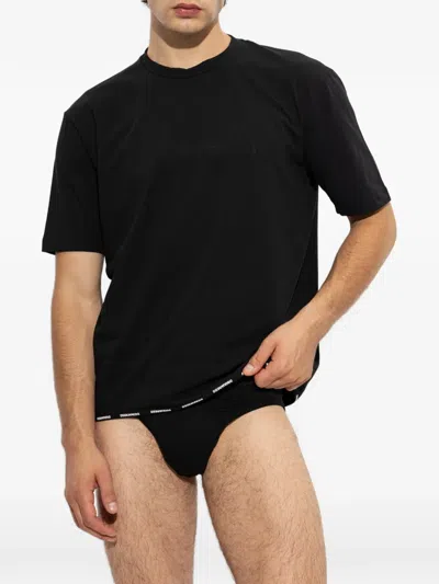 Dsquared2 Short-sleeved T-shirt In Black
